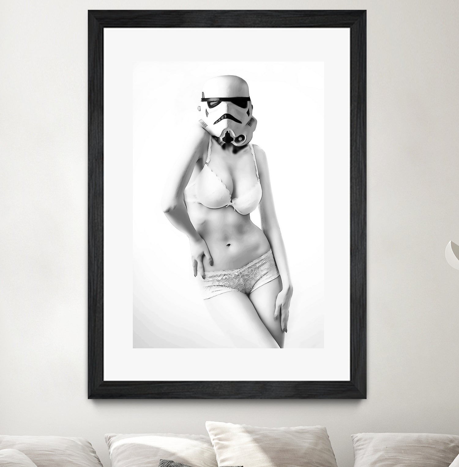 Sexy collection : sexy stormtrooper by Julien Kaltnecker on GIANT ART - black character design