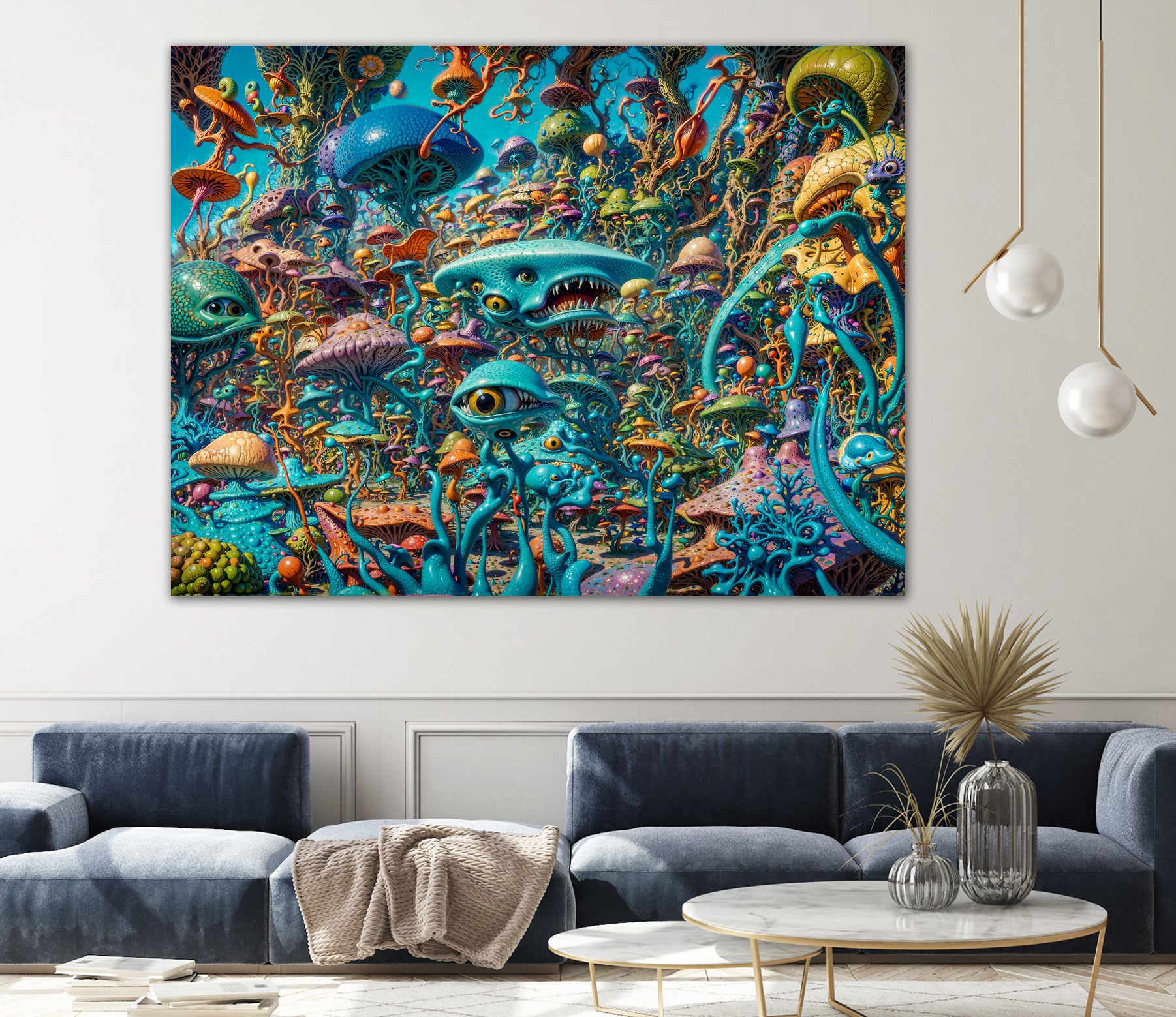 The Jungle Of The Absurd by Eric Ton on GIANT ART - white digital painting