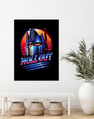 Roll Out! by Vincent Trinidad on GIANT ART - black digital painting