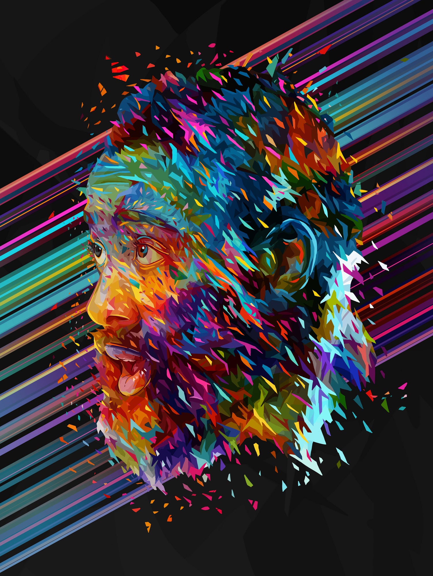 James Harden by Alessandro Pautasso on GIANT ART - yellow digital painting