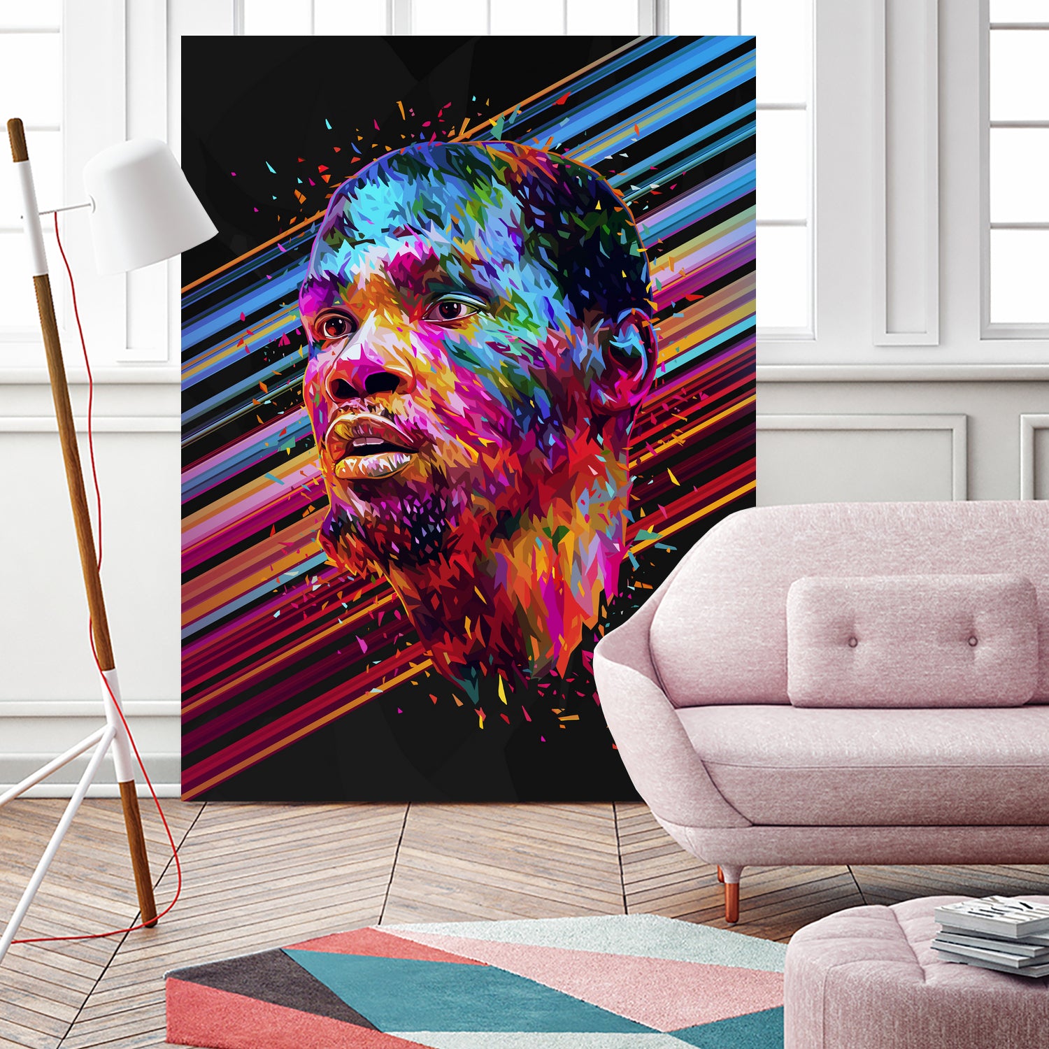 Kevin Durant by Alessandro Pautasso on GIANT ART - blue digital painting