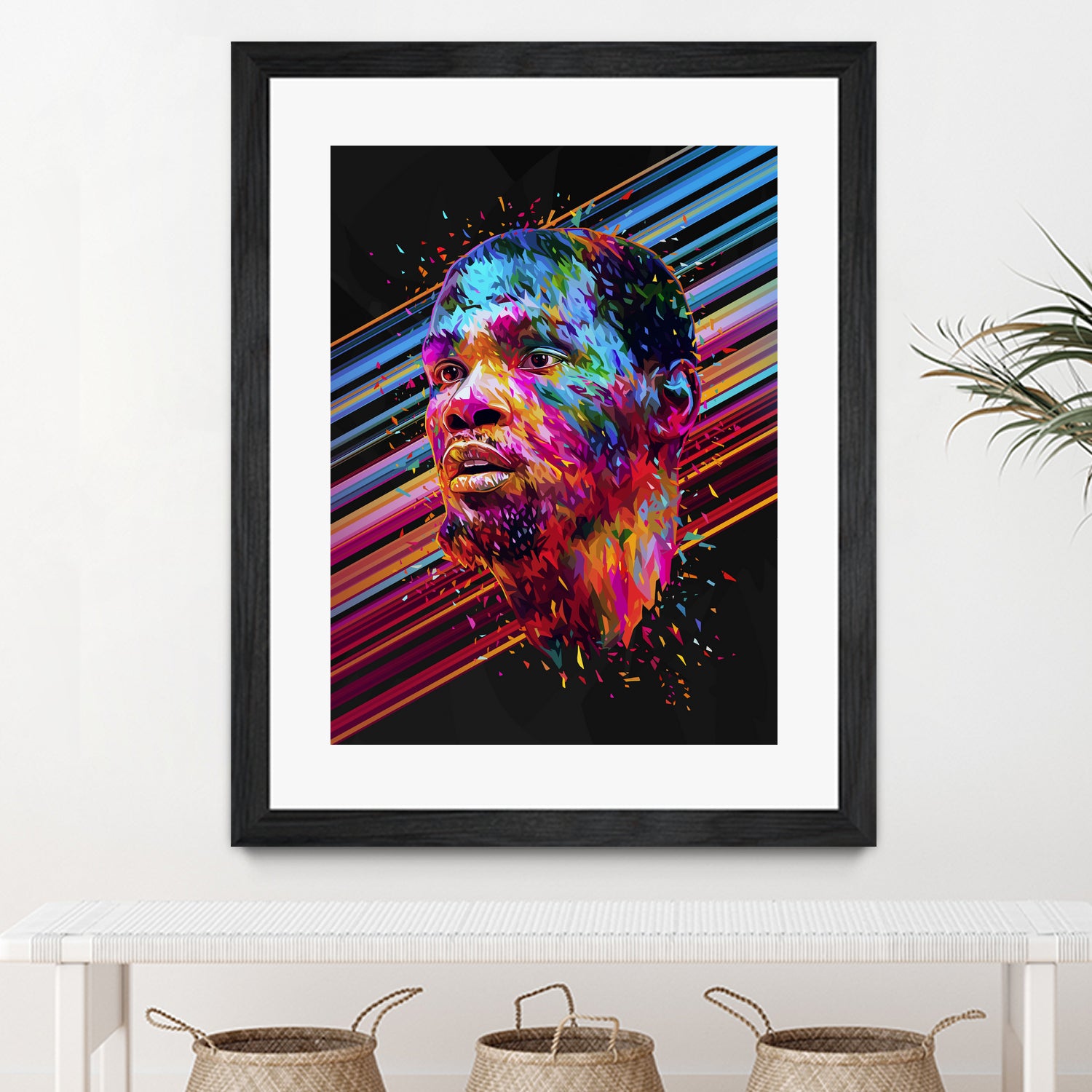 Kevin Durant by Alessandro Pautasso on GIANT ART - blue digital painting