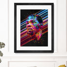 Kevin Durant by Alessandro Pautasso on GIANT ART - blue digital painting