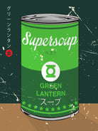 Green Lantern - Supersoup Series by Hyo Kim on GIANT ART - green digital painting