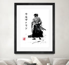 Immortal Samurai sumi-e by Antonio Camarena on GIANT ART - white digital painting