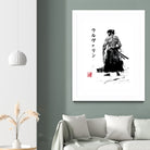 Immortal Samurai sumi-e by Antonio Camarena on GIANT ART - white digital painting