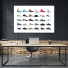 Assorted Sneaker by Herinson Alvarez on GIANT ART - white digital drawing