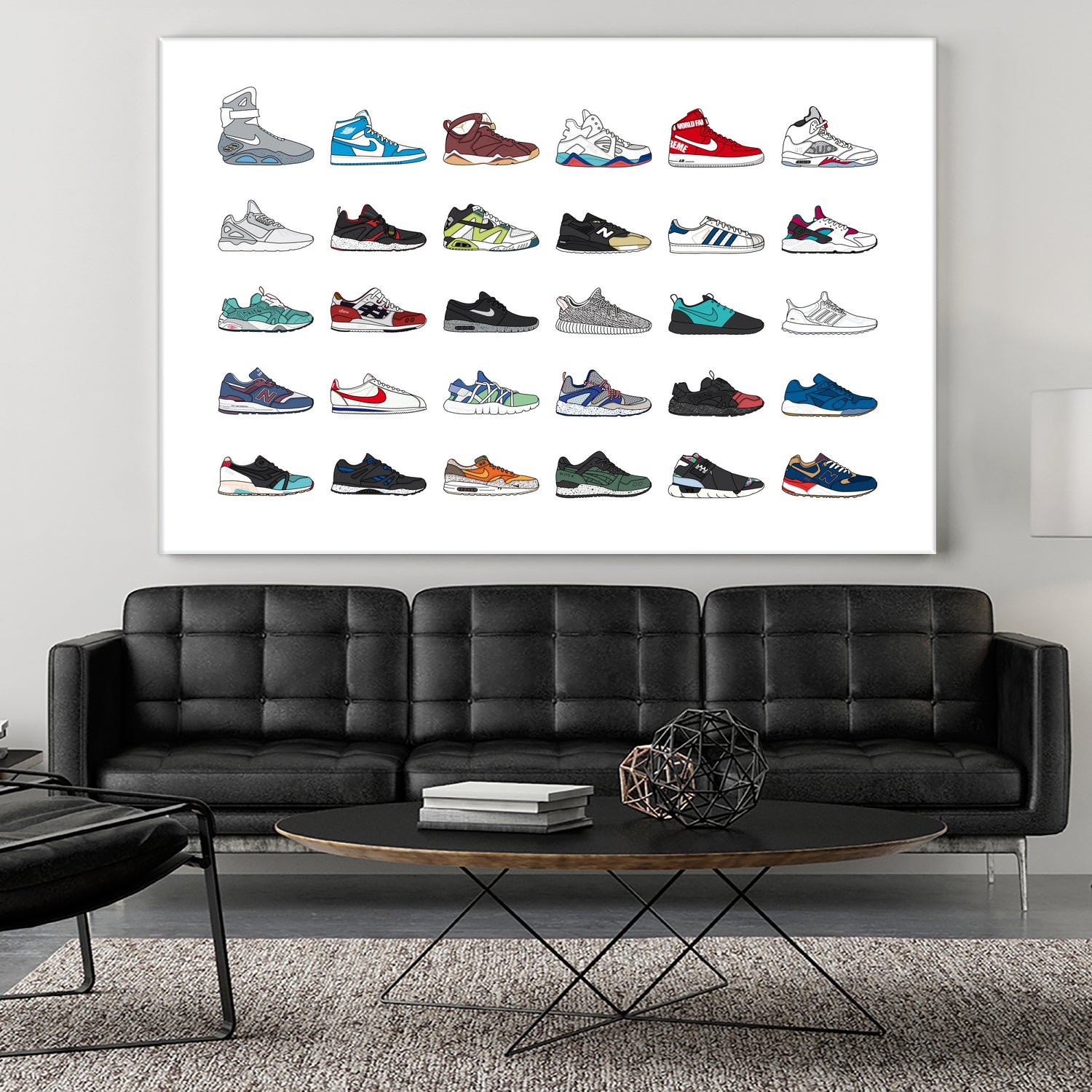 Assorted Sneaker by Herinson Alvarez on GIANT ART - white digital drawing