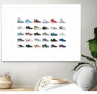 Assorted Sneaker by Herinson Alvarez on GIANT ART - white digital drawing