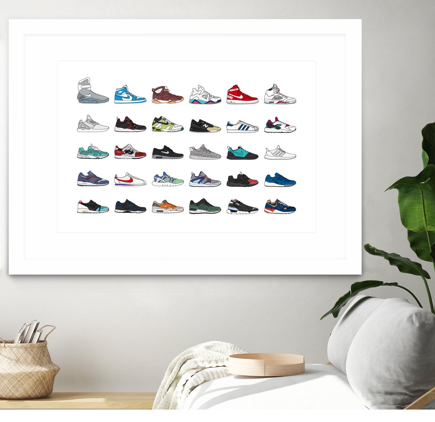 Assorted Sneaker by Herinson Alvarez on GIANT ART - white digital drawing