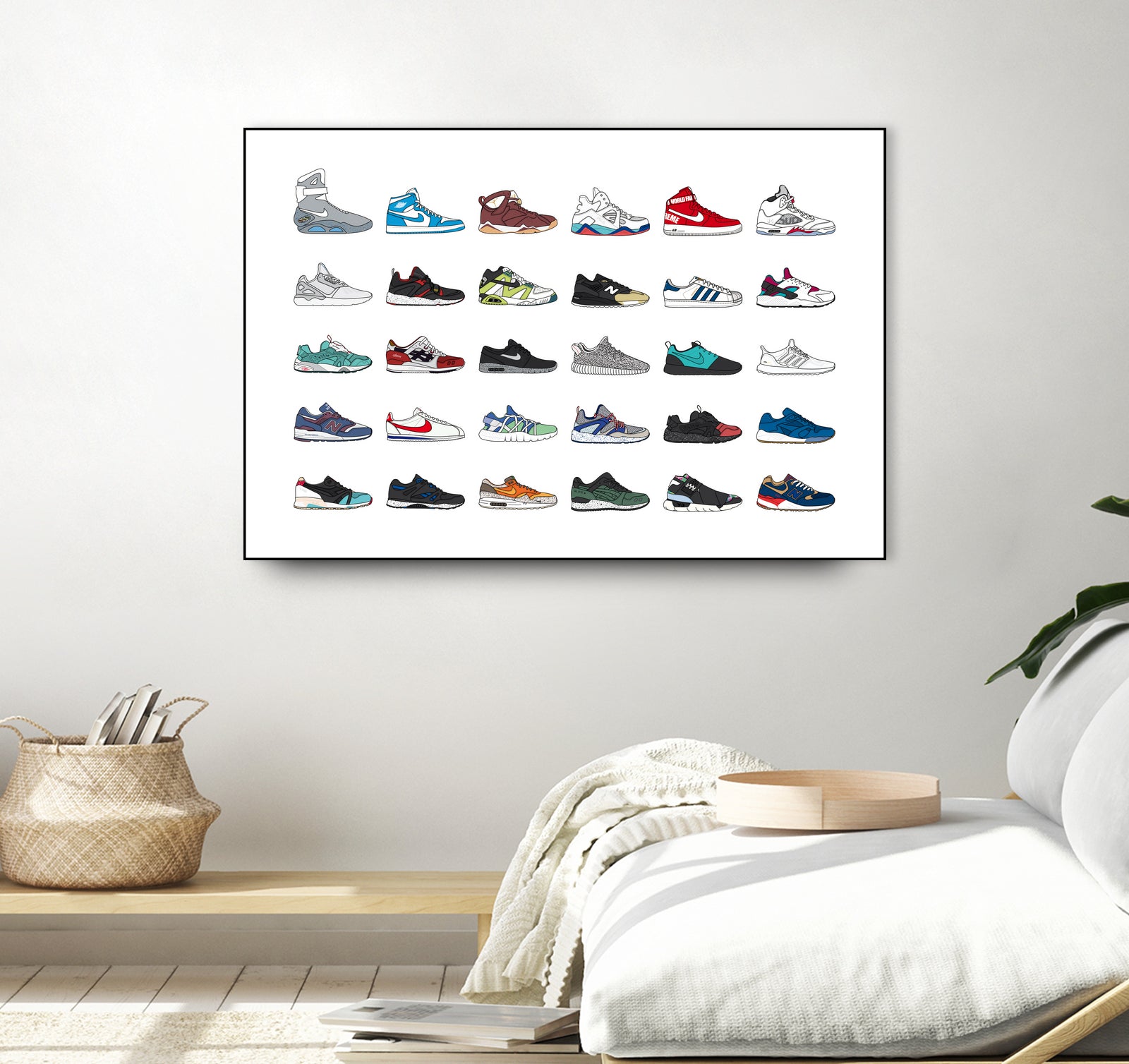 Assorted Sneaker by Herinson Alvarez on GIANT ART - white digital drawing