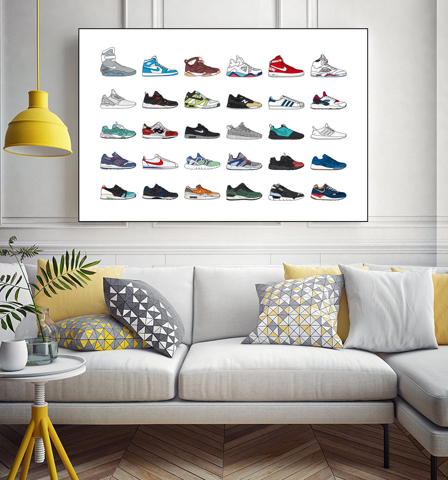 Assorted Sneaker by Herinson Alvarez on GIANT ART - white digital drawing