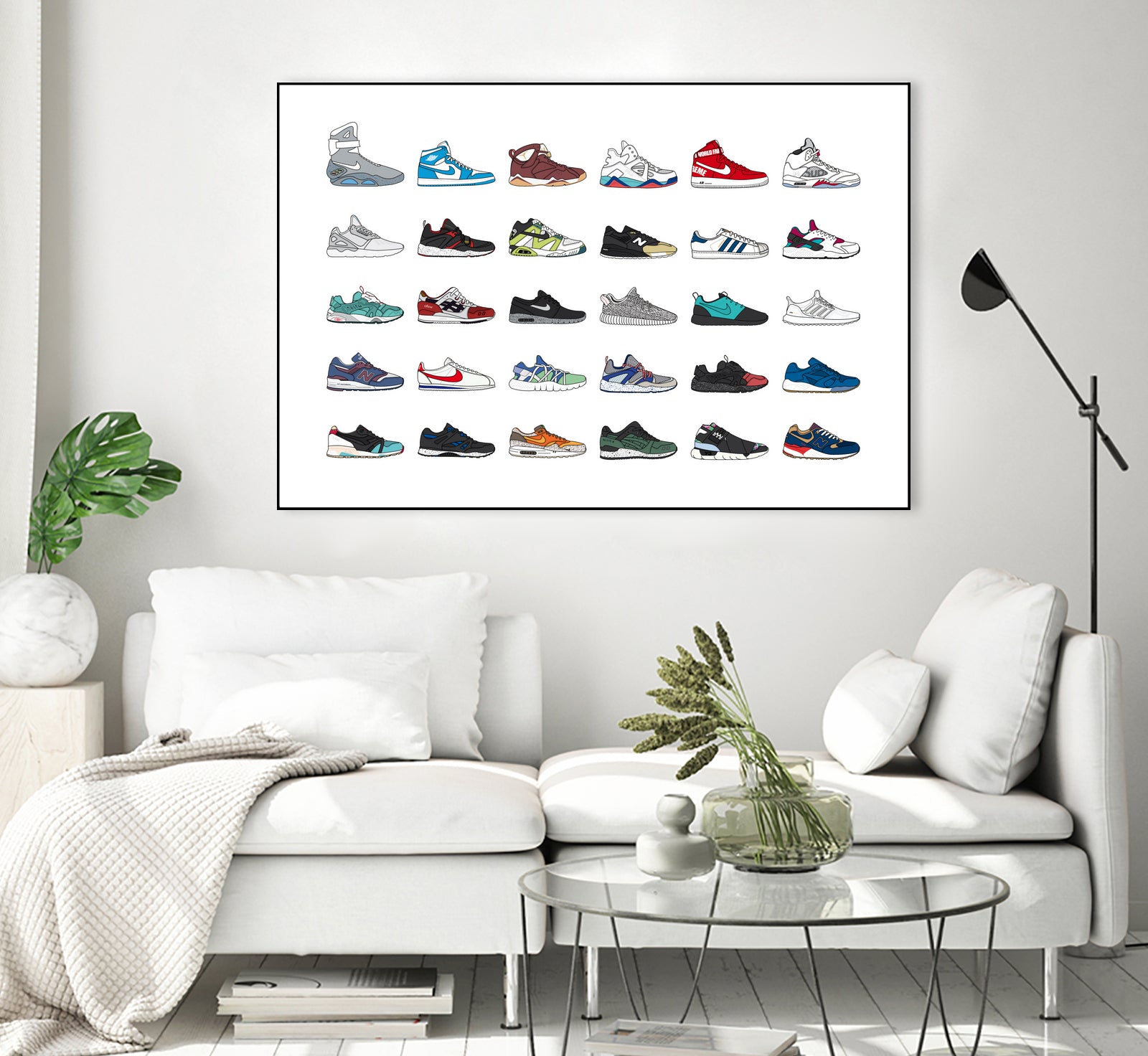 Assorted Sneaker by Herinson Alvarez on GIANT ART - white digital drawing