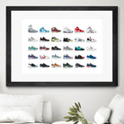 Assorted Sneaker by Herinson Alvarez on GIANT ART - white digital drawing