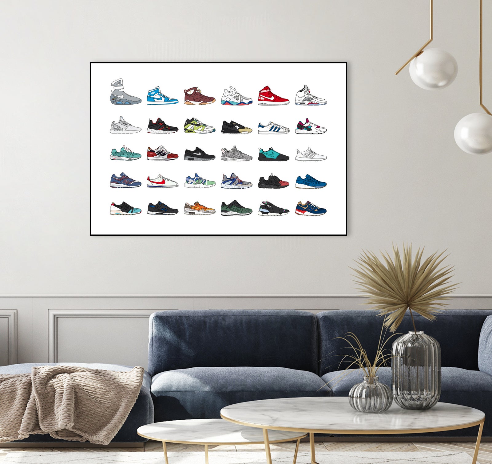 Assorted Sneaker by Herinson Alvarez on GIANT ART - white digital drawing