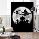 Full moon over Agrabah by Antonio Camarena on GIANT ART - black digital painting