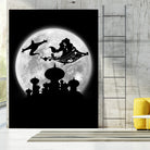 Full moon over Agrabah by Antonio Camarena on GIANT ART - black digital painting