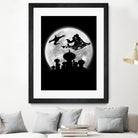 Full moon over Agrabah by Antonio Camarena on GIANT ART - black digital painting