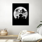 Full moon over Agrabah by Antonio Camarena on GIANT ART - black digital painting