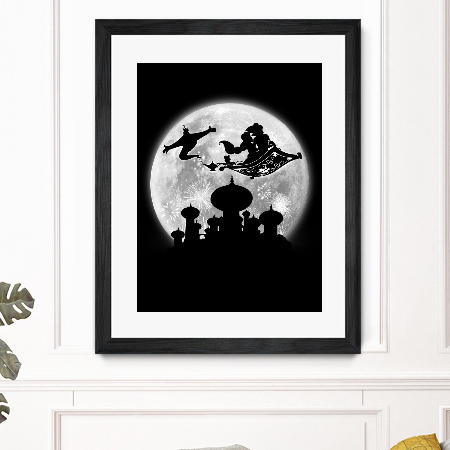 Full moon over Agrabah by Antonio Camarena on GIANT ART - black digital painting