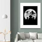 Full moon over Agrabah by Antonio Camarena on GIANT ART - black digital painting