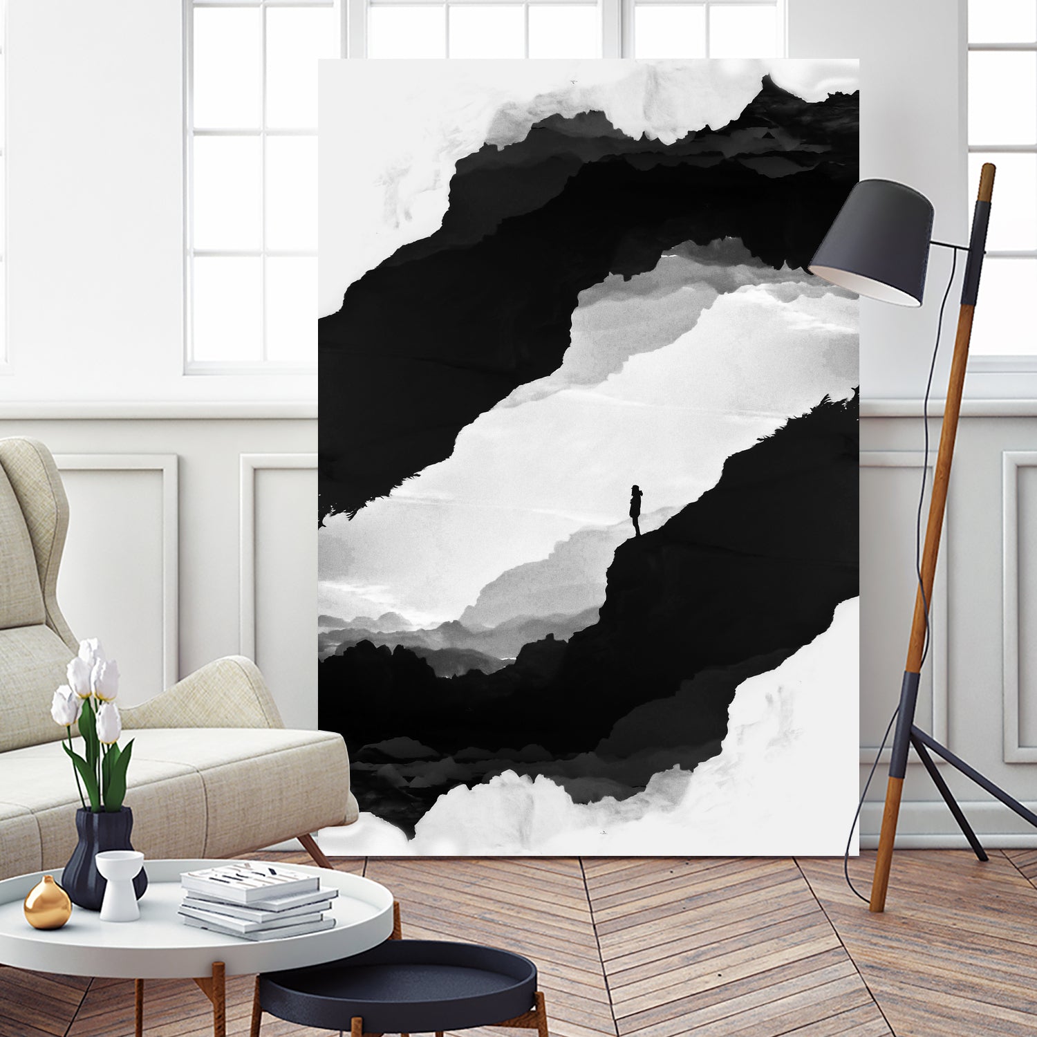 White Isolation by Stoian Hitrov on GIANT ART - black photo illustration