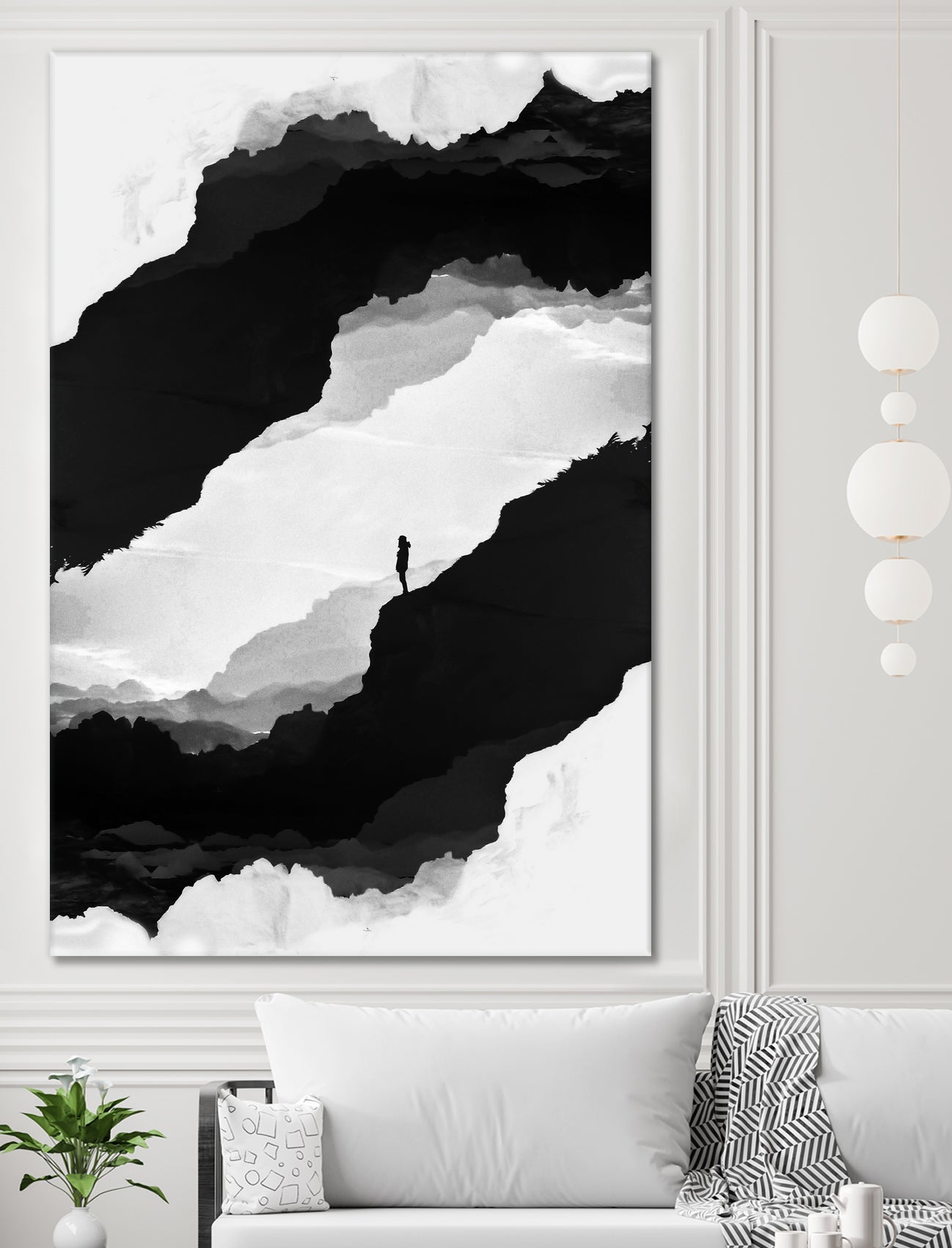 White Isolation by Stoian Hitrov on GIANT ART - black photo illustration