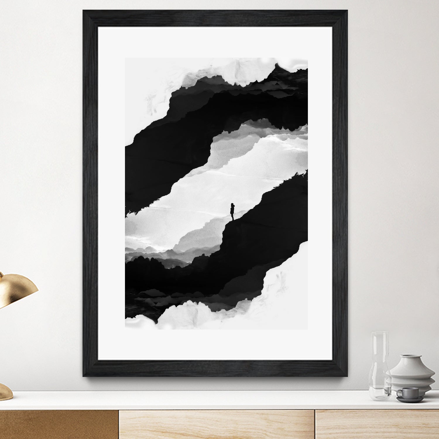 White Isolation by Stoian Hitrov on GIANT ART - black photo illustration