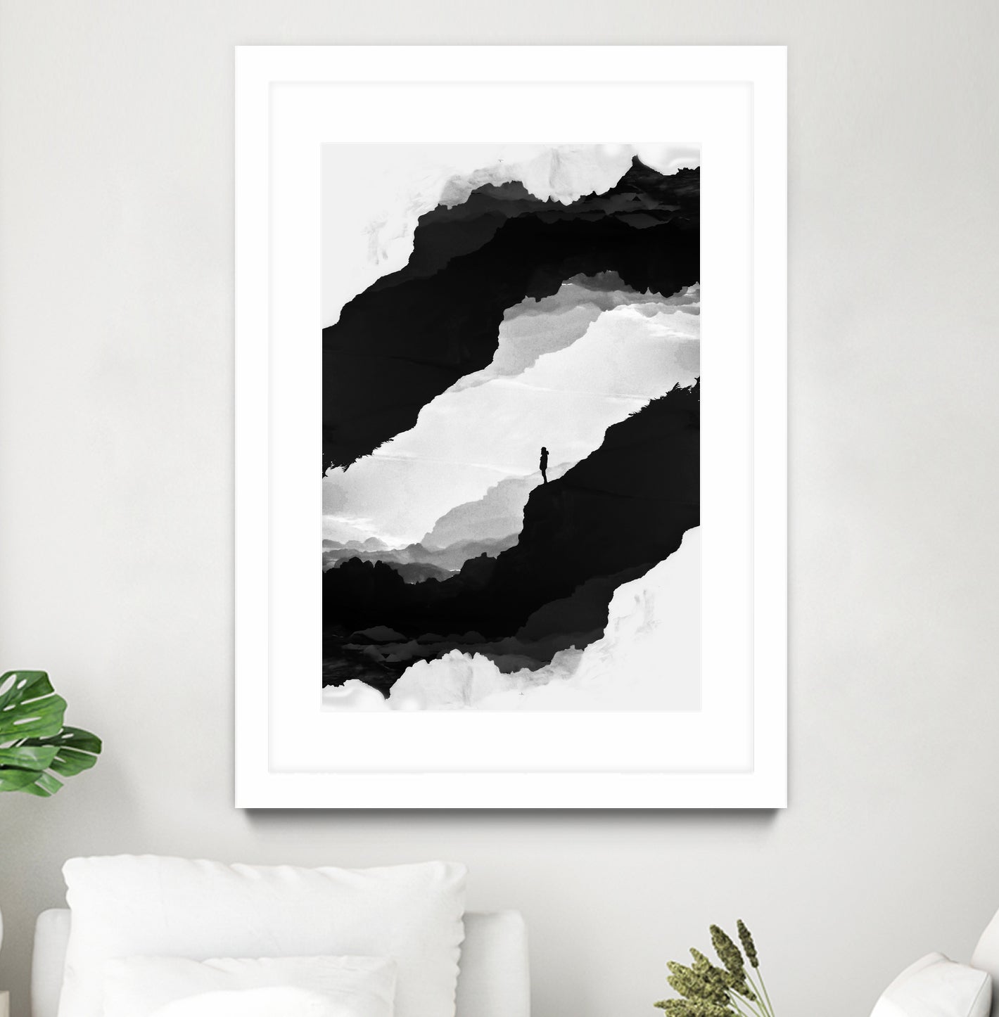 White Isolation by Stoian Hitrov on GIANT ART - black photo illustration