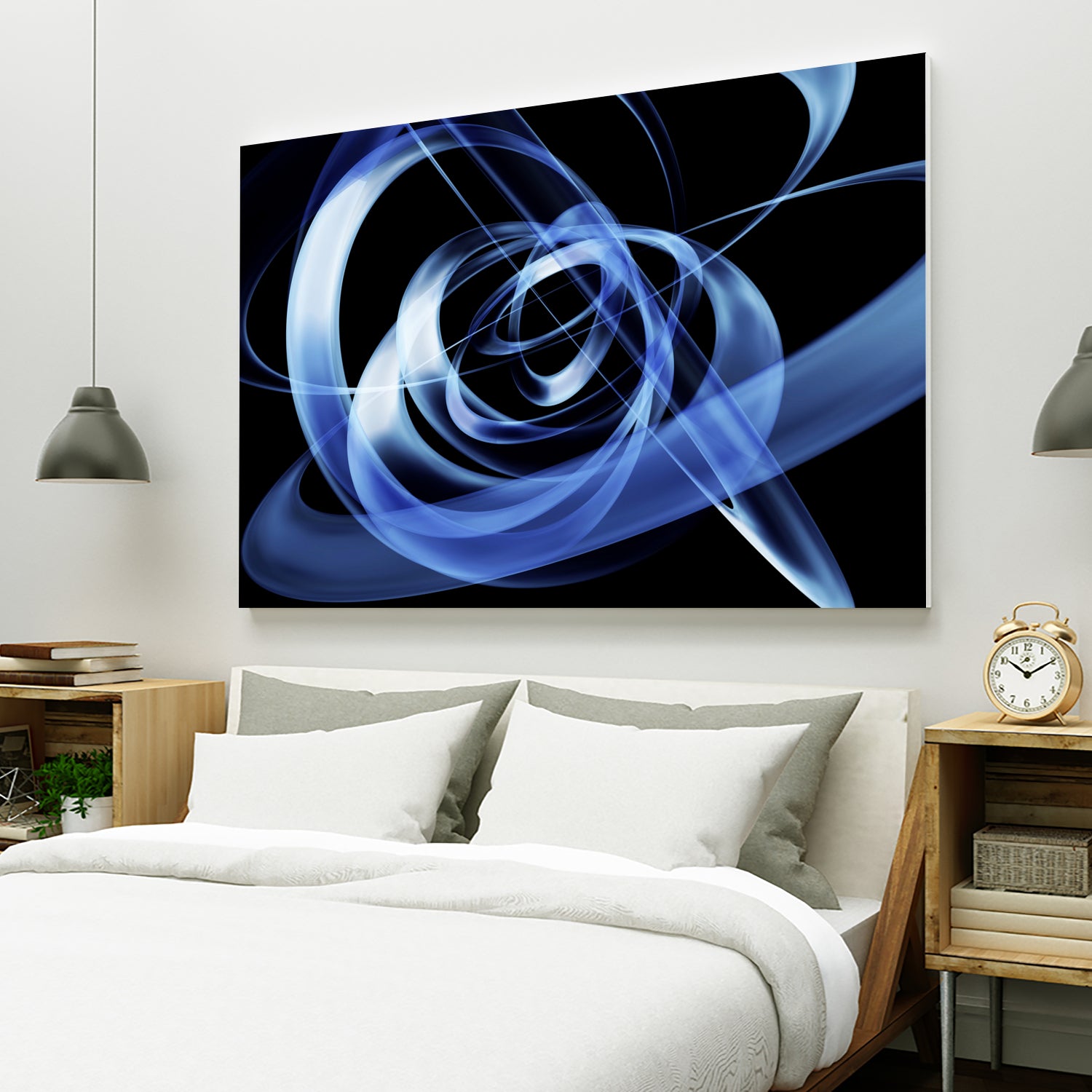 Gravity Well by George Smith on GIANT ART - blue 3d art