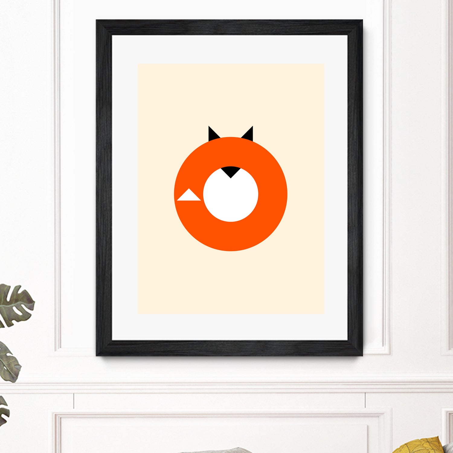 A Most Minimalist Fox by Nicholas Ely on GIANT ART - white vector illustration