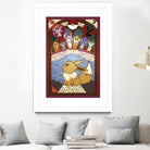 Stained Glass Eevee by Erin Fitzgerald on GIANT ART - fuchsia digital drawing