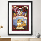 Stained Glass Eevee by Erin Fitzgerald on GIANT ART - fuchsia digital drawing