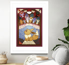 Stained Glass Eevee by Erin Fitzgerald on GIANT ART - fuchsia digital drawing