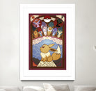 Stained Glass Eevee by Erin Fitzgerald on GIANT ART - fuchsia digital drawing