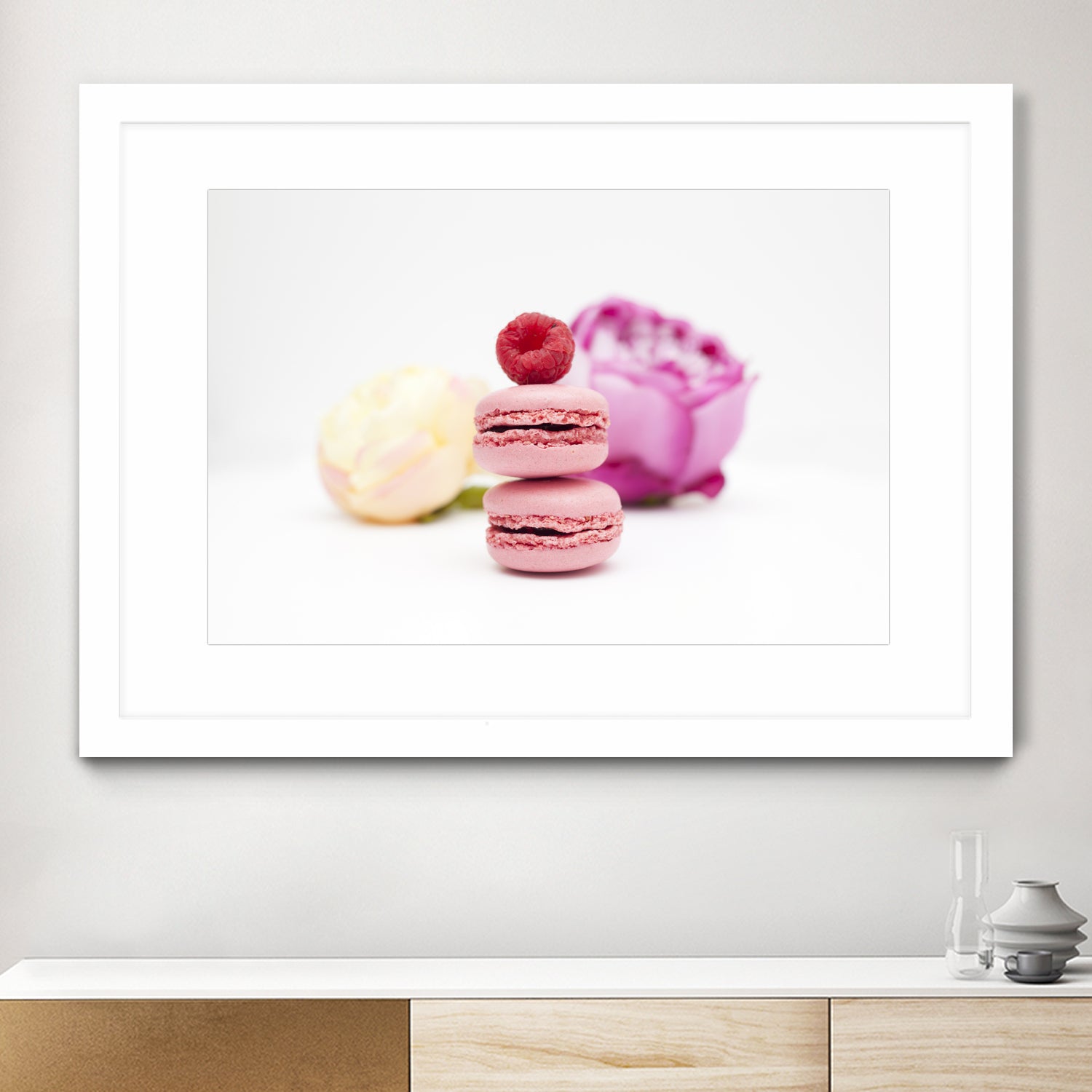 Pink macarons by Olivia Lorot on GIANT ART - pink photo illustration