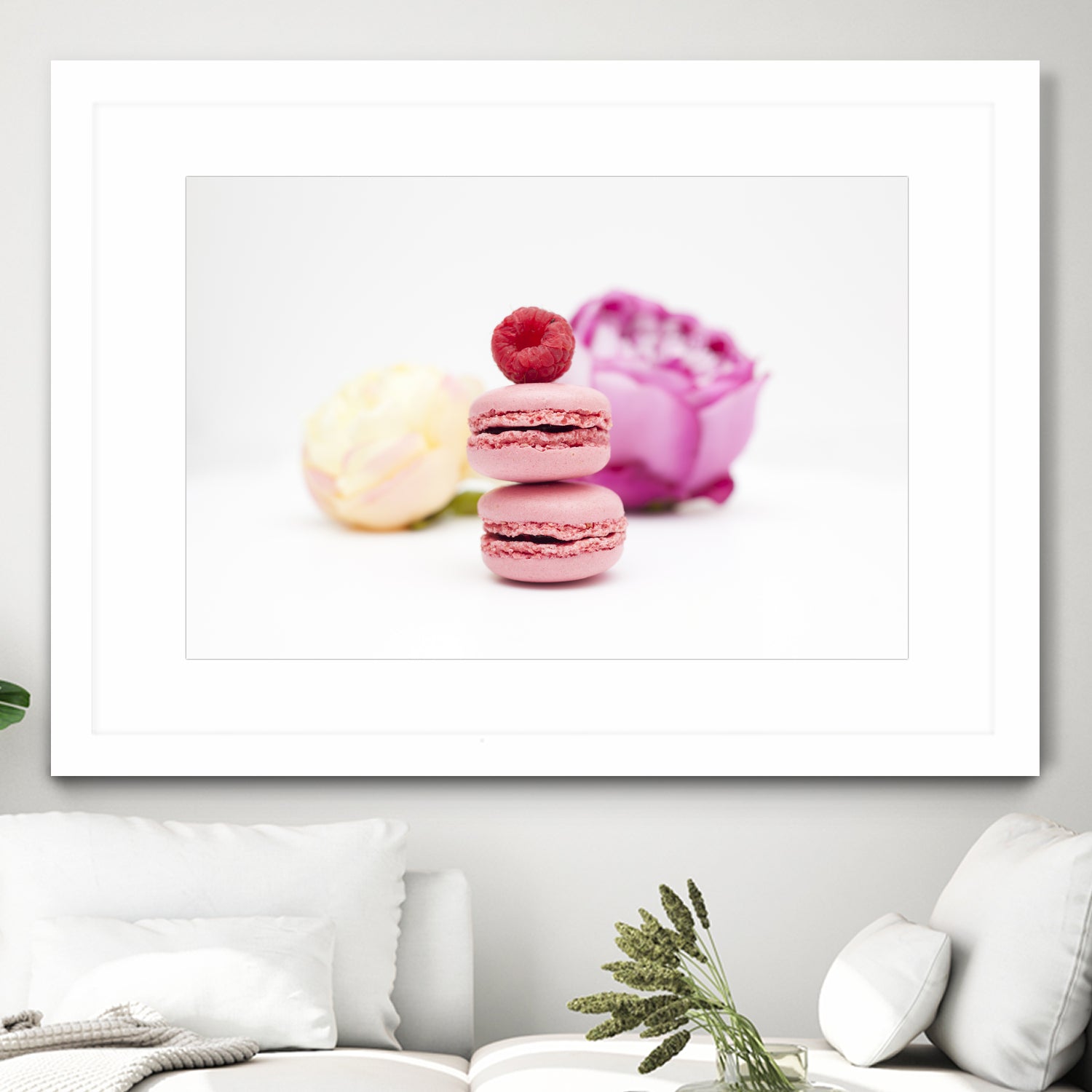 Pink macarons by Olivia Lorot on GIANT ART - pink photo illustration