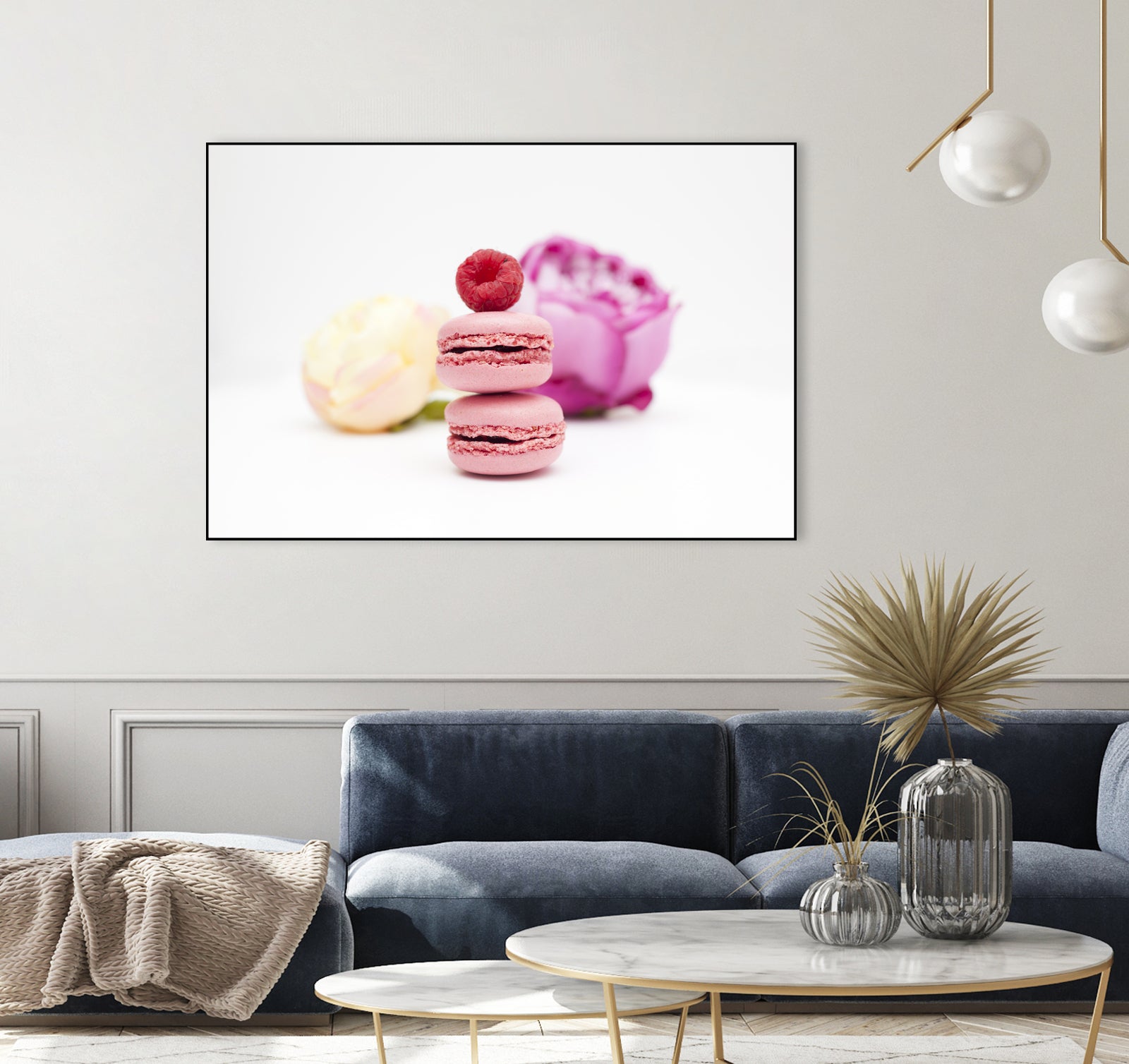 Pink macarons by Olivia Lorot on GIANT ART - pink photo illustration