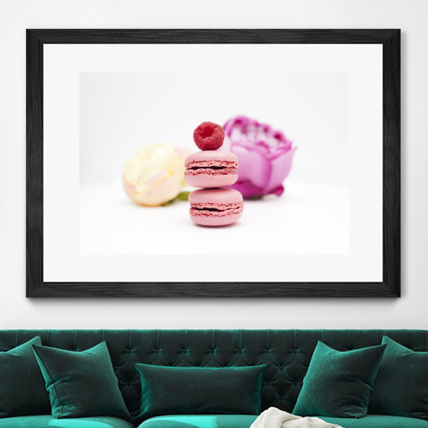 Pink macarons by Olivia Lorot on GIANT ART - pink photo illustration