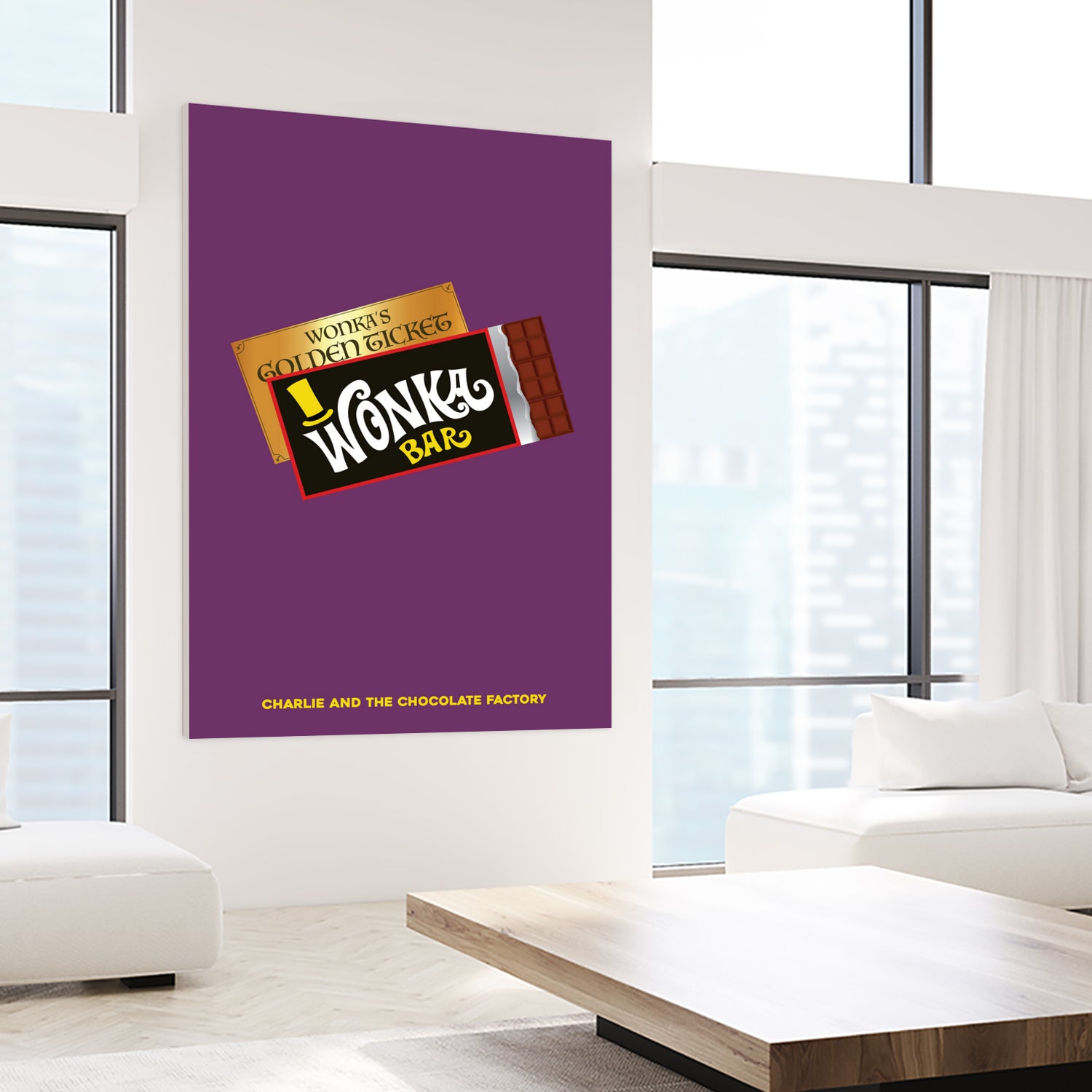 The Charlie and The Chocolate Factory by Rafael Gomes on GIANT ART - fuchsia digital drawing