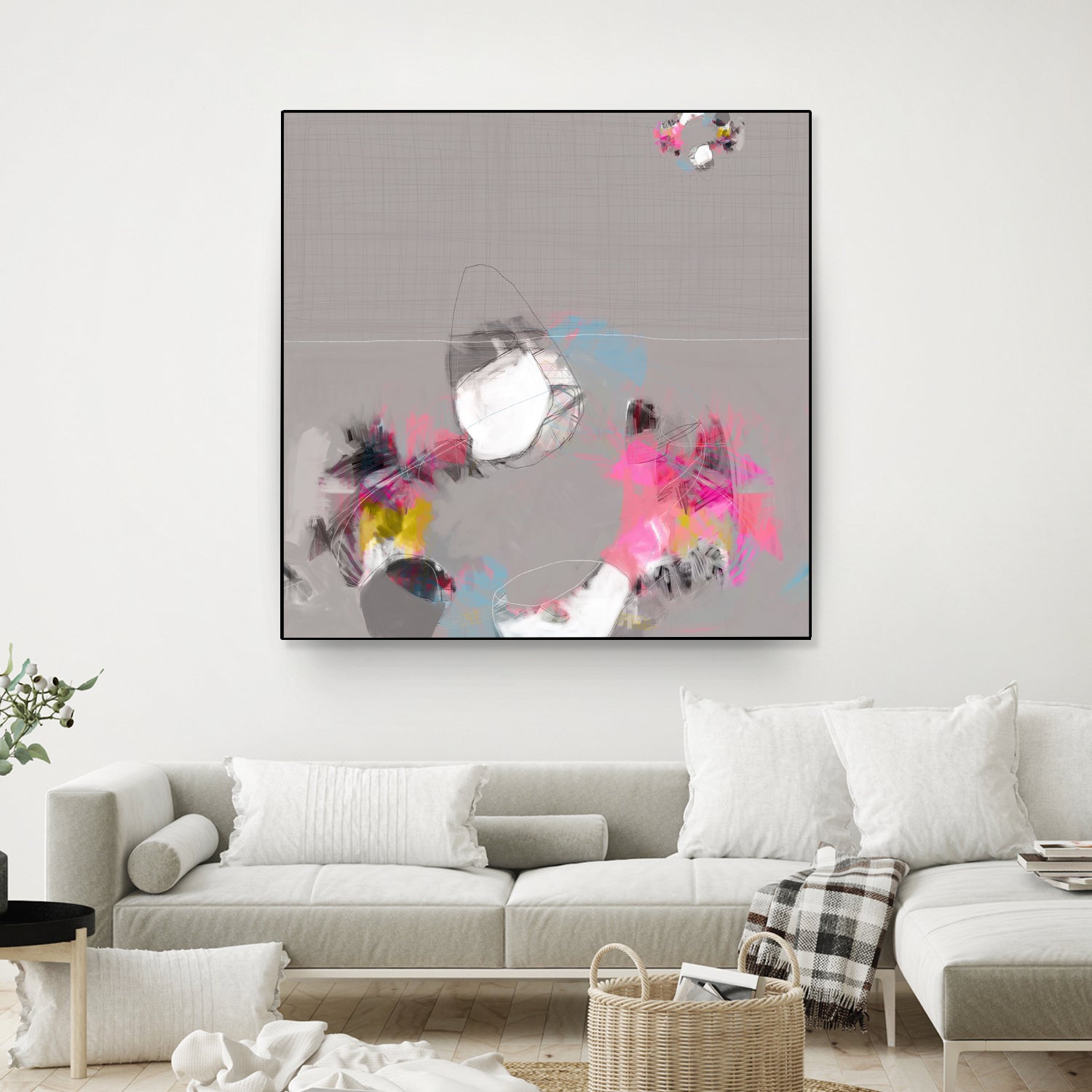 Dévoiler by Octal Pixel on GIANT ART - pink digital painting