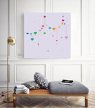 Colorful Love by Alessandra Gagliano on GIANT ART - fuchsia vector illustration