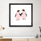 Lesbian Pride Penguins by Daniel Hutchinson on GIANT ART - white character design