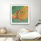 Sunny day by Ranka Stevic on GIANT ART - orange mixed media