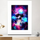 Space Skull by Francis Mi Oza on GIANT ART - blue mixed media