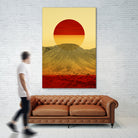 Warm abstraction by Stoian Hitrov on GIANT ART - yellow photo illustration