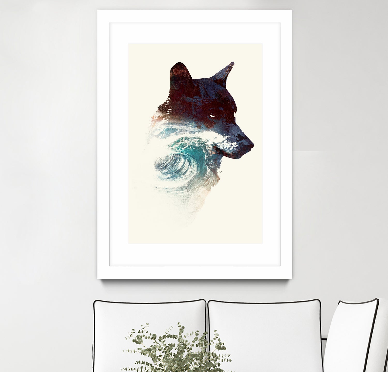 Night Swim by Robert Farkas on GIANT ART - blue digital painting