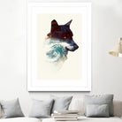 Night Swim by Robert Farkas on GIANT ART - blue digital painting