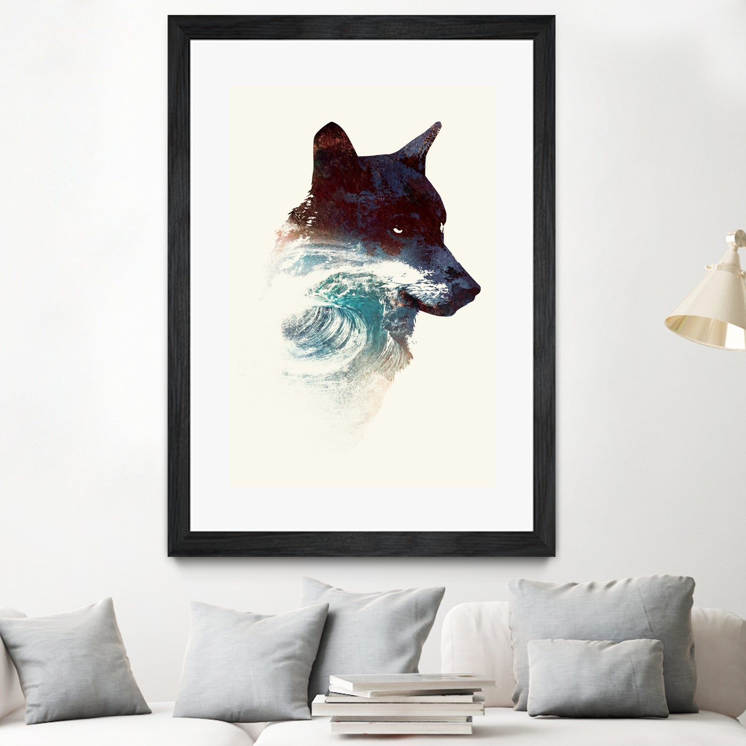 Night Swim by Robert Farkas on GIANT ART - blue digital painting