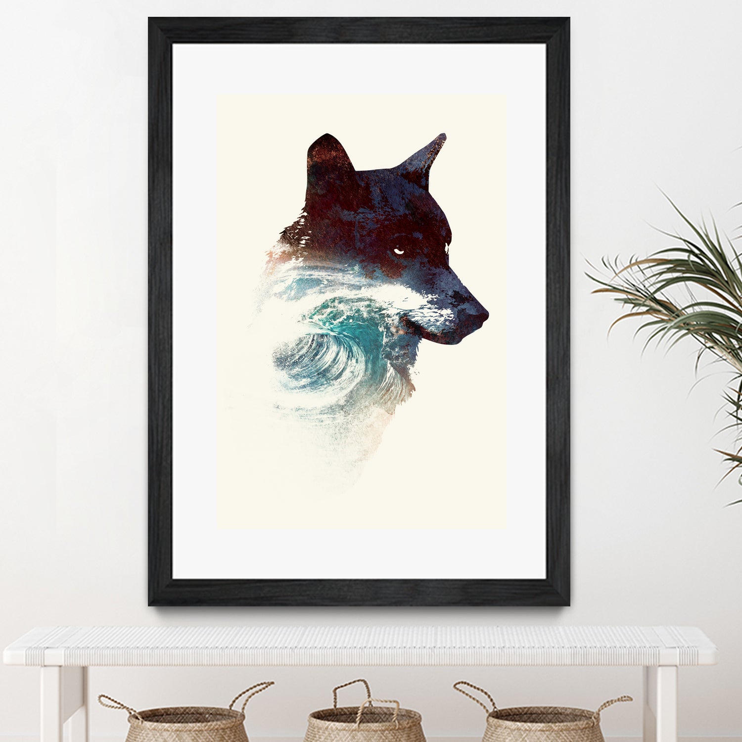 Night Swim by Robert Farkas on GIANT ART - blue digital painting